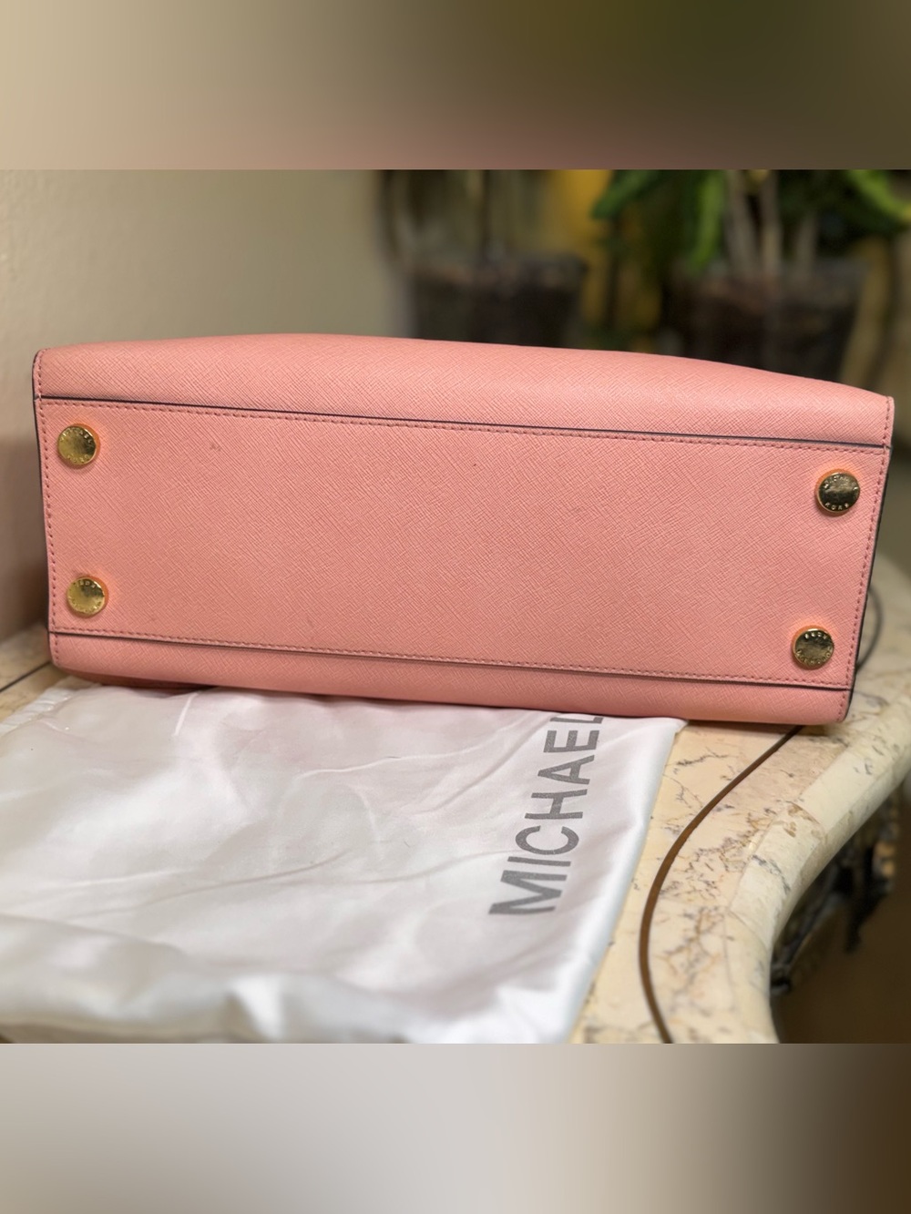 Michael Kors Pink Leather Tote with Crossbody Strap- and wallet - Picture 14 of 16